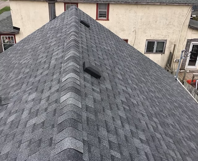 Completed Matley Roofing shingle roof